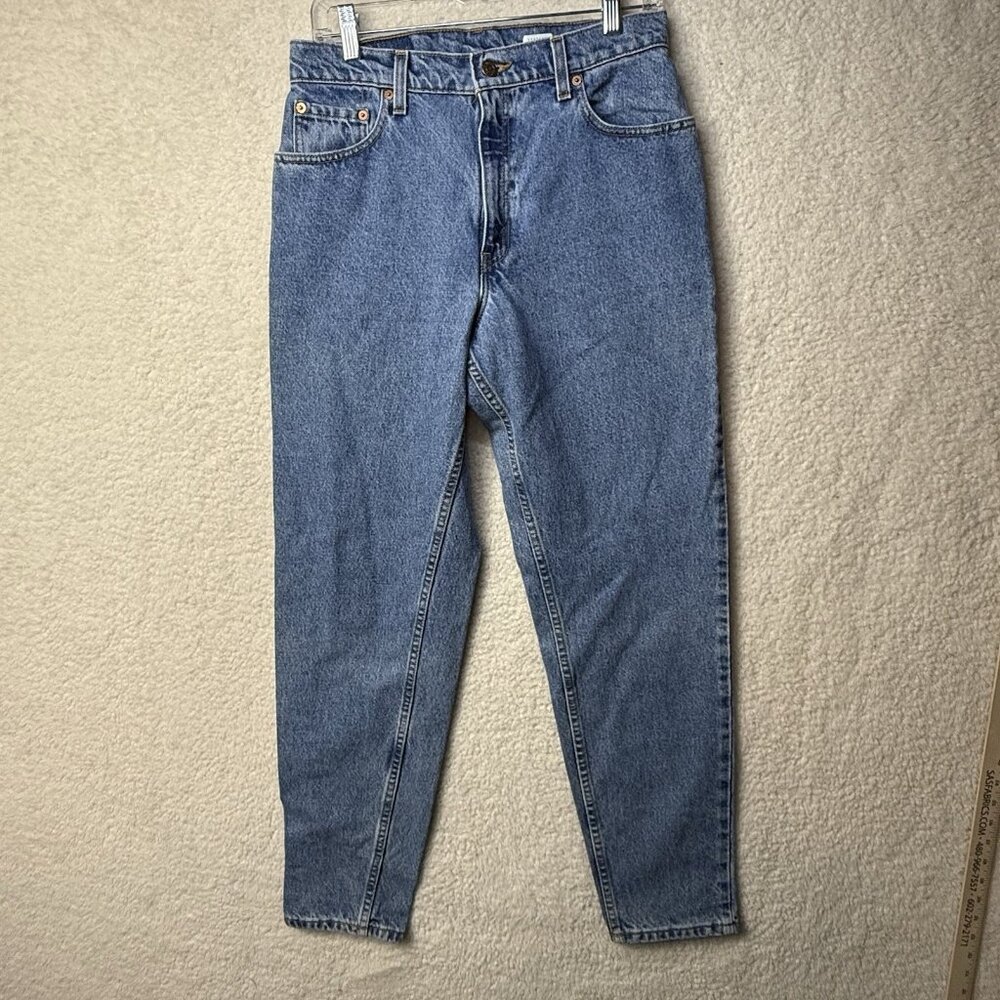 Vintage 90s Levis 550 Relaxed Fit Tapered Leg Jeans Womens Size 11 Denim 30x30.5